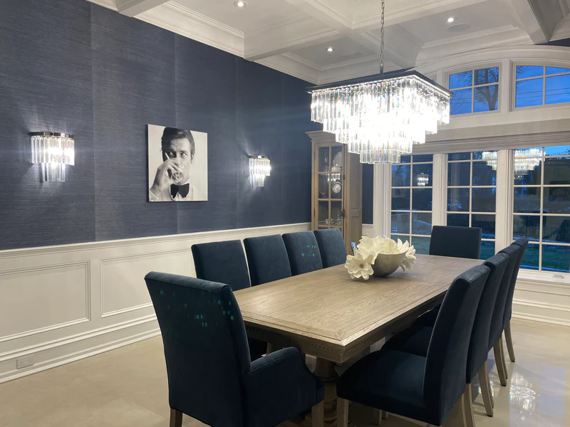 Odeon Square Crystal Chandelier 22",3-Tier-Momo Lighting