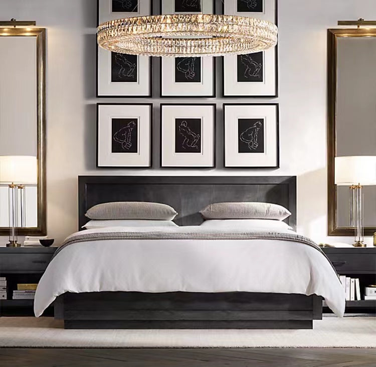 Oversized Modern Ring Pendant Light/Round Crystal Chandelier for Living/Dining Room/Bedroom-Momo Lighting