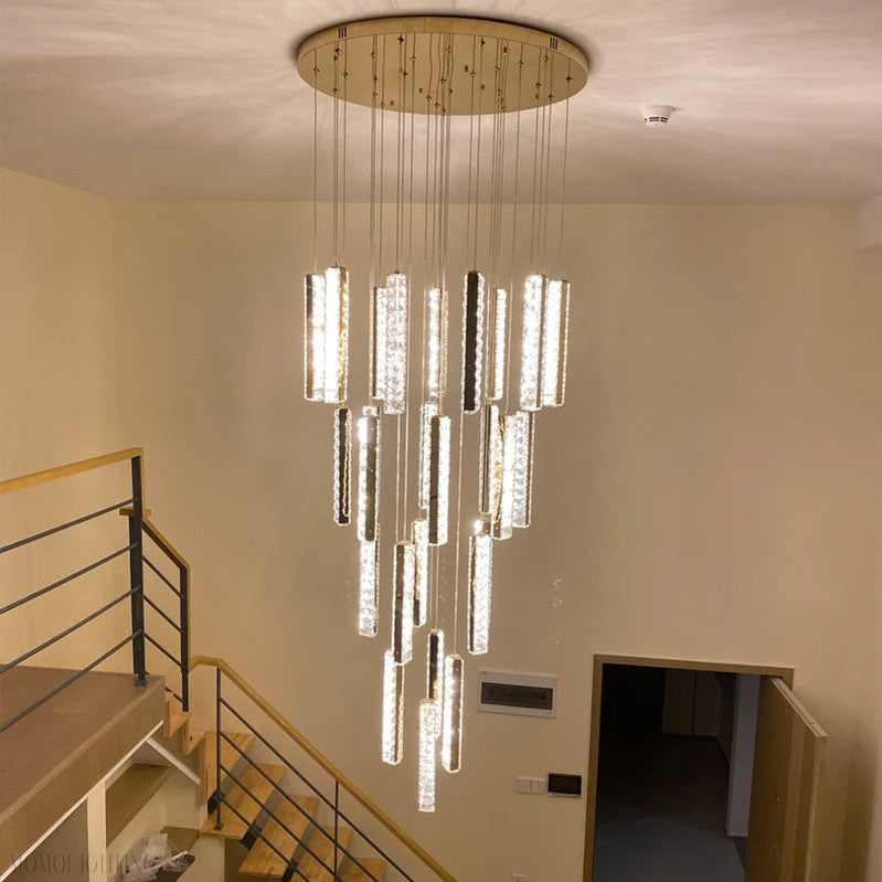 Oxford Foyer & Staircase Crystal Chandelier-Momo Lighting
