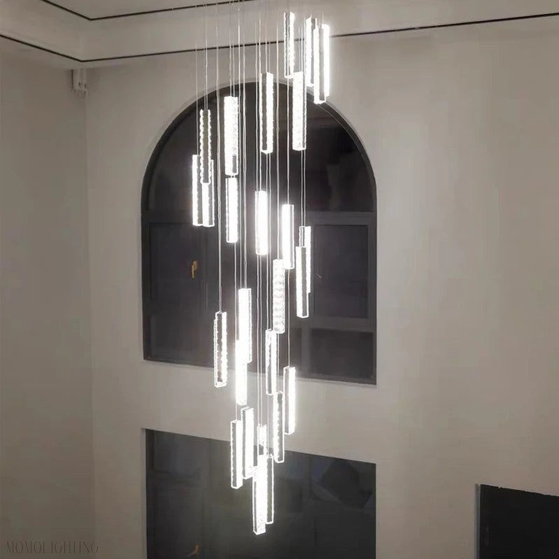 Oxford Foyer & Staircase Crystal Chandelier-Momo Lighting