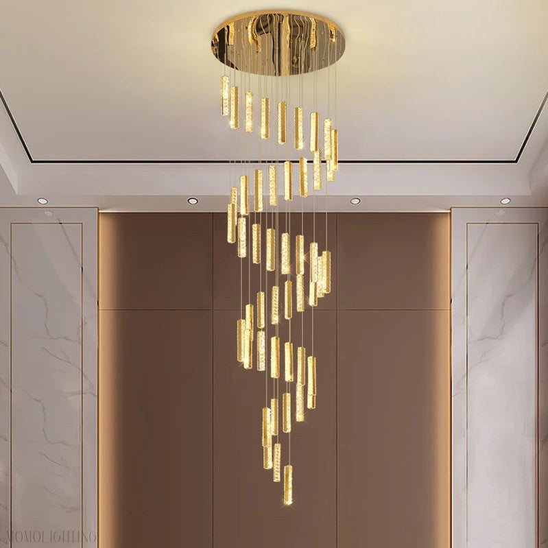 Oxford Foyer & Staircase Crystal Chandelier-Momo Lighting