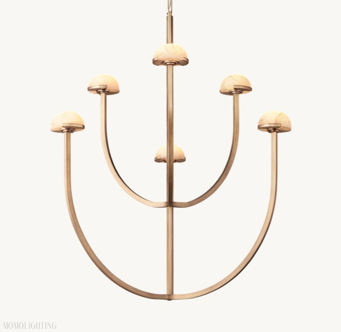 PEDRA ROUND CHANDELIER 32"-Momo Lighting