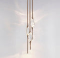 PEZZO 3-CRYSTAL Chandelier D8''-Momo Lighting