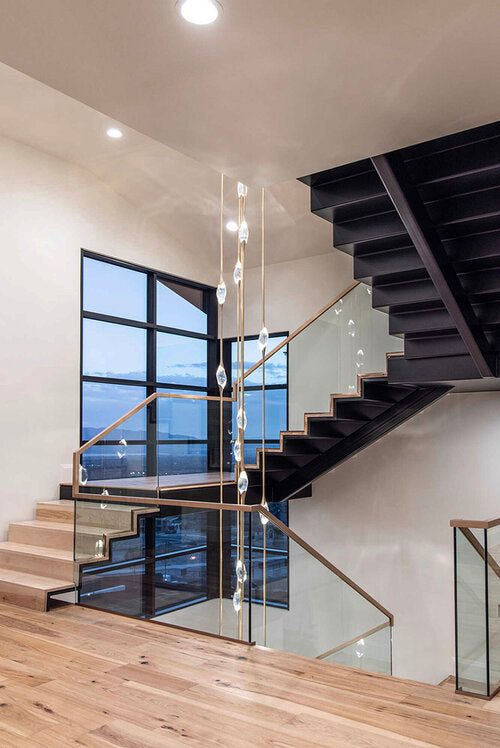 PEZZO CRYSTAL CHANDELIER 21''H-Momo Lighting