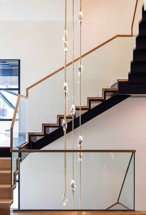 PEZZO CRYSTAL CHANDELIER 21''H-Momo Lighting