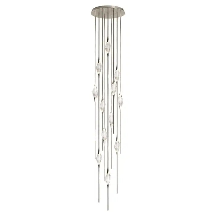PEZZO CRYSTAL CHANDELIER 21''H-Momo Lighting