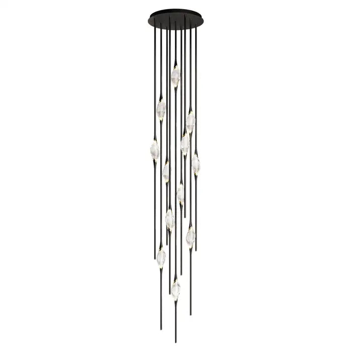PEZZO CRYSTAL CHANDELIER 21''H-Momo Lighting