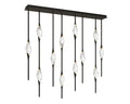 PEZZO CRYSTAL Long Chandelier L51'' 59''-Momo Lighting