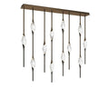 PEZZO CRYSTAL Long Chandelier L51'' 59''-Momo Lighting