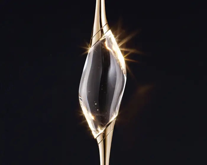 PEZZO CRYSTAL Long Chandelier L51'' 59''-Momo Lighting