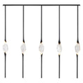 PEZZO CRYSTAL Long Chandelier L51'' 59''-Momo Lighting
