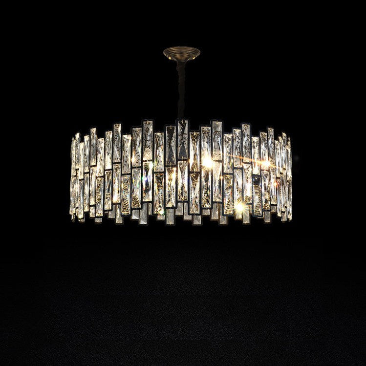 Palo Crystal Round Chandelier-Momo Lighting