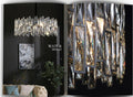 Palo Crystal Round Chandelier-Momo Lighting
