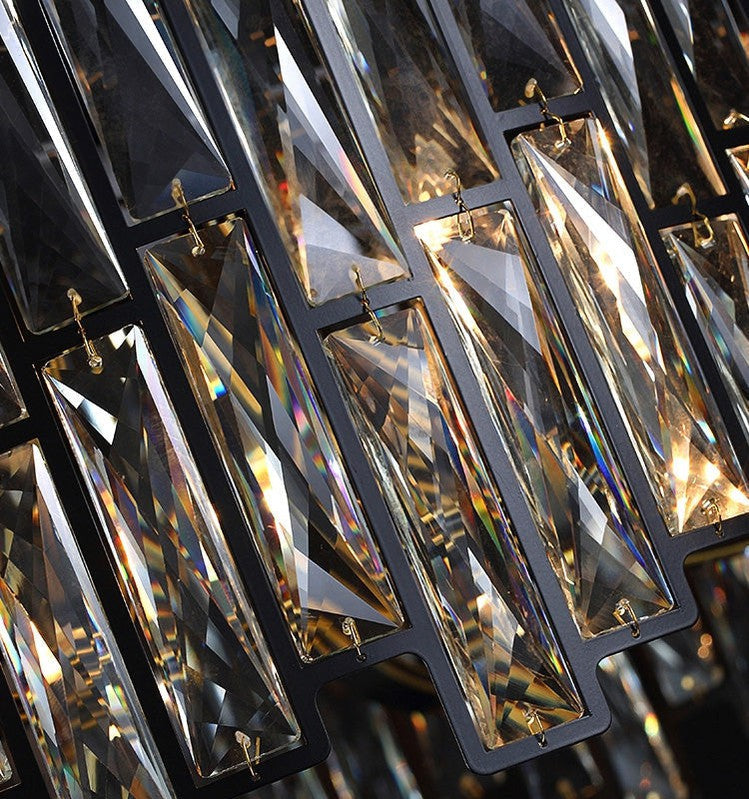 Palo Crystal Round Chandelier-Momo Lighting