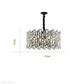 Palo Crystal Round Chandelier-Momo Lighting