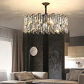 Palo Crystal Round Chandelier-Momo Lighting