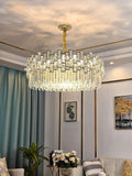 Palo clear Crystal Round Chandelier-Momo Lighting