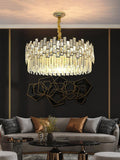 Palo clear Crystal Round Chandelier-Momo Lighting