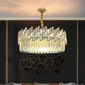 Palo clear Crystal Round Chandelier-Momo Lighting