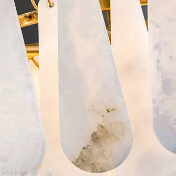 Pamela marble Modern Creative chandelier D32"-Momo Lighting