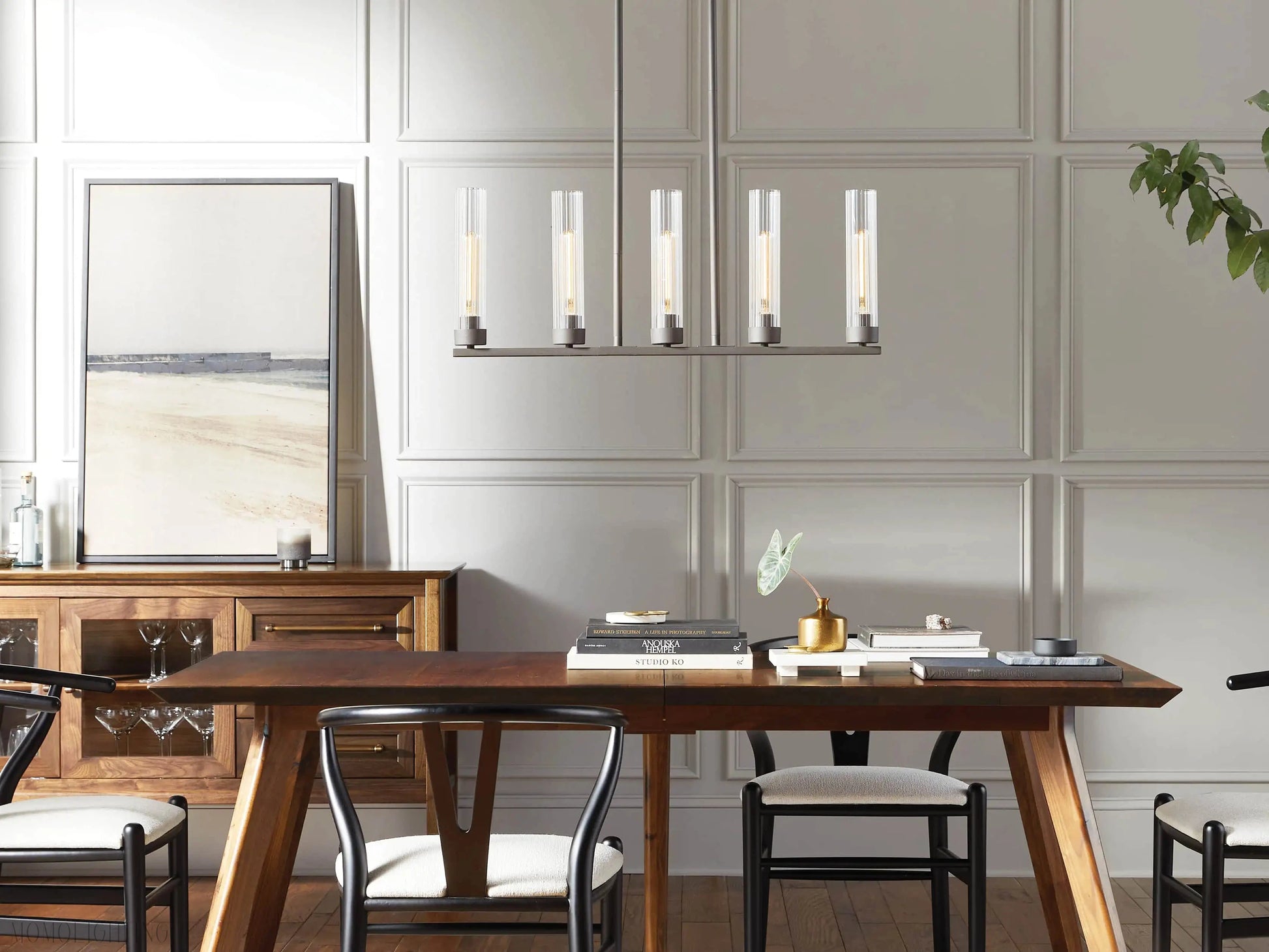 Pastis Linear Chandelier 31"W 46"W 54"W-Momo Lighting