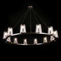 Pauillac Clear Glass Round Chandelier 36