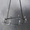 Pauillac Clear Glass Round Chandelier 36