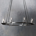 Pauillac Clear Glass Round Chandelier 36