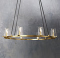 Pauillac Clear Glass Round Chandelier 36