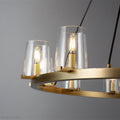 Pauillac Clear Glass Round Chandelier 36