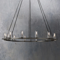 Pauillac Clear Glass Round Chandelier 36