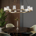 Pauillac Clear Glass Round Chandelier 36