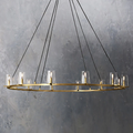 Pauillac Clear Glass Round Chandelier 36