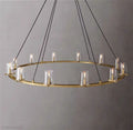 Pauillac Clear Glass Round Chandelier 36