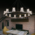 Pauillac Clear Glass Round Chandelier 36