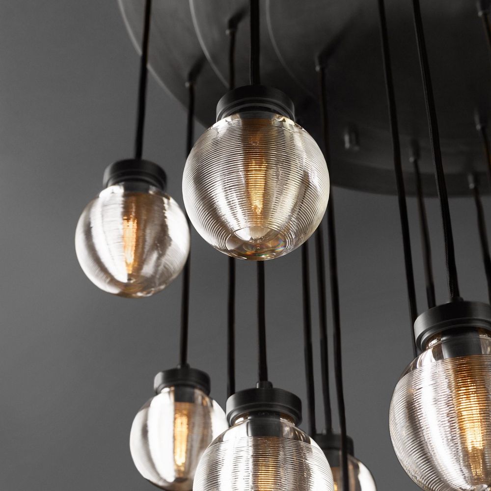 Pearl Round Chandelier 38"-Momo Lighting