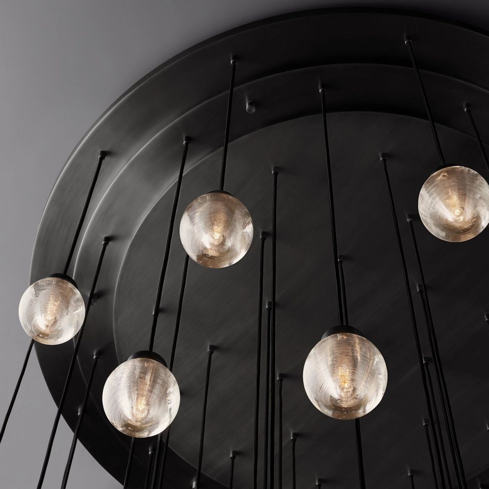 Pearl Round Chandelier 60"-Momo Lighting