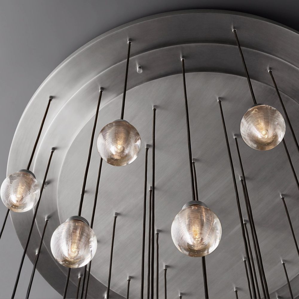 Pearl Round Chandelier 60"-Momo Lighting