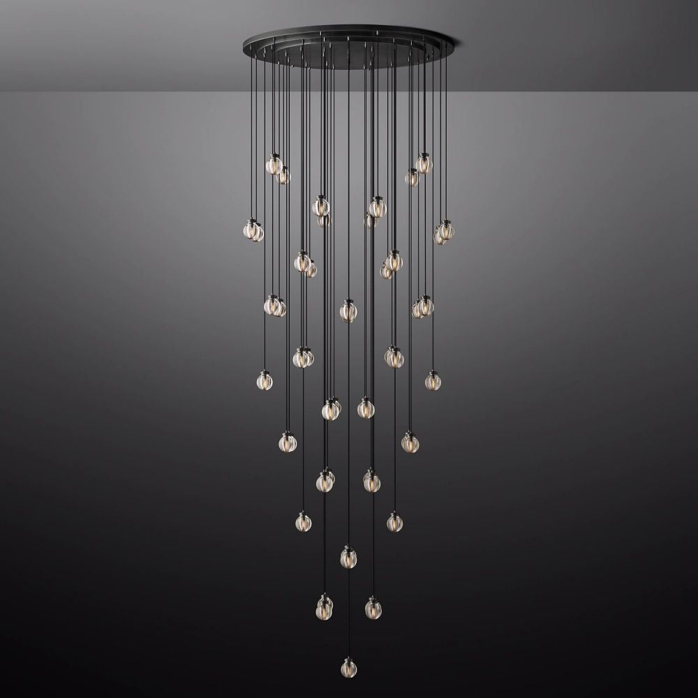 Pearl Round Chandelier 60"-Momo Lighting