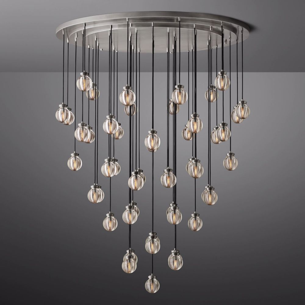 Pearl Round Chandelier 60"-Momo Lighting