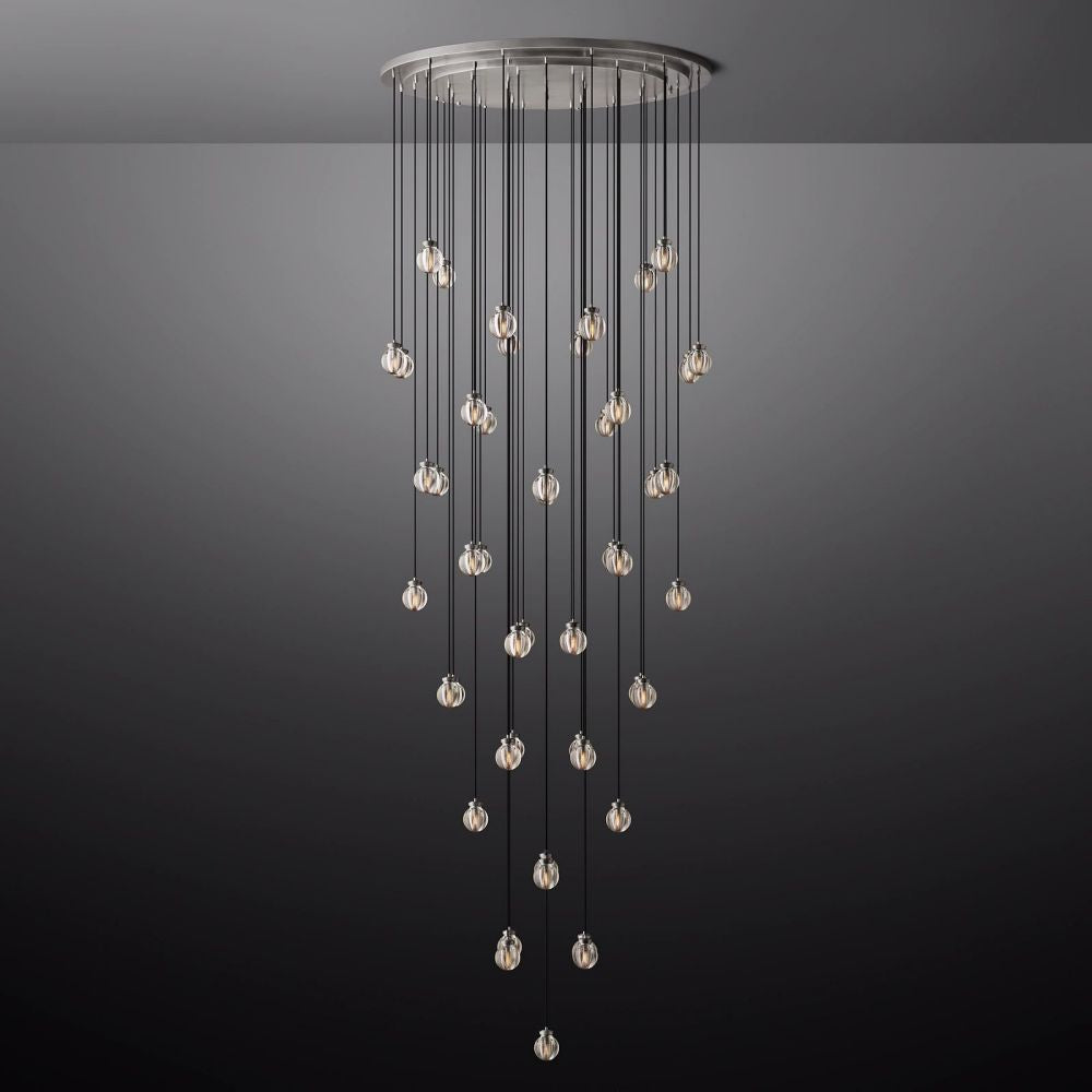 Pearl Round Chandelier 60"-Momo Lighting