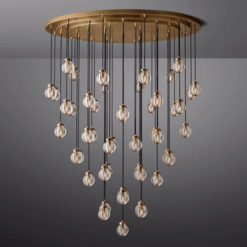 Pearl Round Chandelier 60"-Momo Lighting