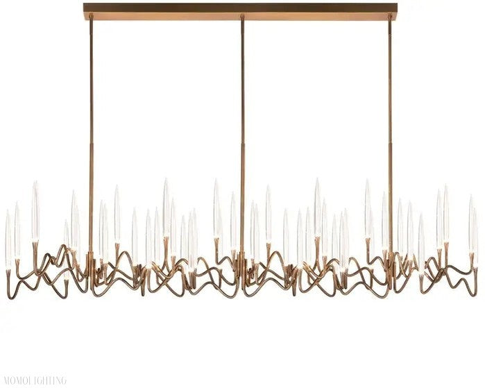 Pezzo Long Chandelier 40"W 59"W 78"W-Momo Lighting