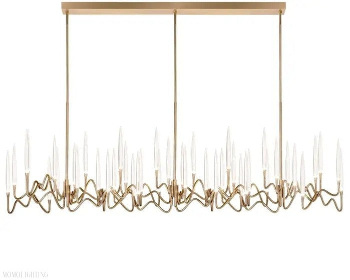 Pezzo Long Chandelier 40"W 59"W 78"W-Momo Lighting