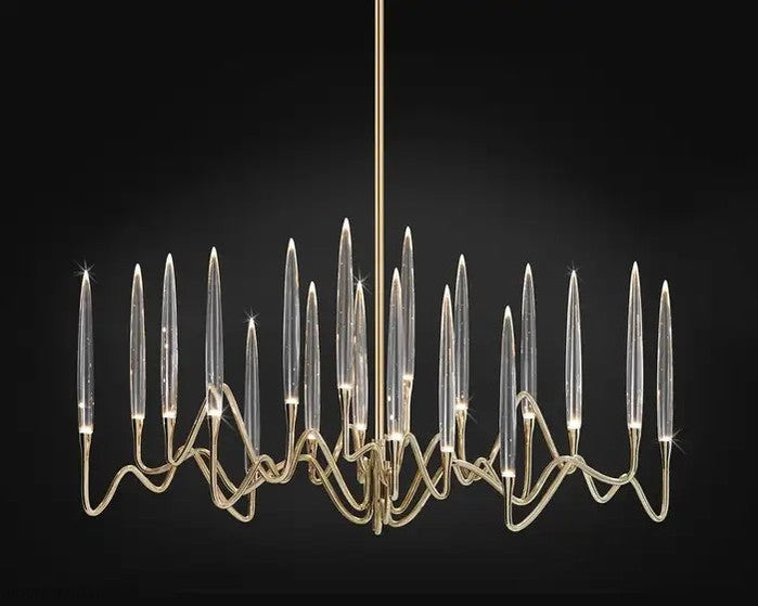 Pezzo Long Chandelier 40"W 59"W 78"W-Momo Lighting