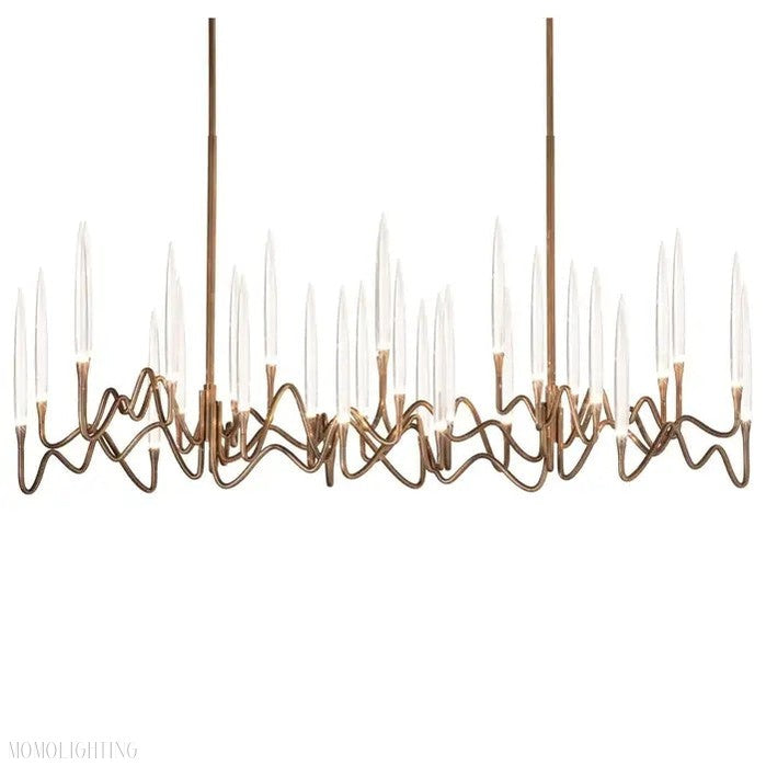 Pezzo Long Chandelier 40"W 59"W 78"W-Momo Lighting
