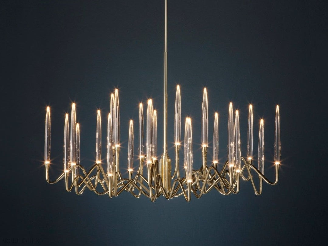 Pezzo Round Chandelier 23"W 33"W 47"W 55"W-Momo Lighting