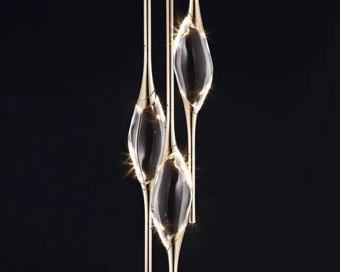 Pezzo Round Cluster 3 Crystal Chandelier 8"D-Momo Lighting