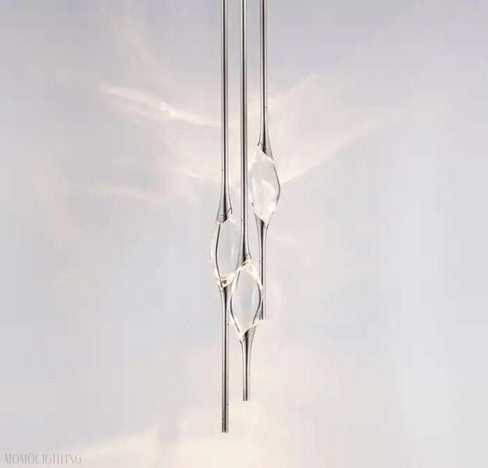 Pezzo Round Cluster 3 Crystal Chandelier 8"D-Momo Lighting