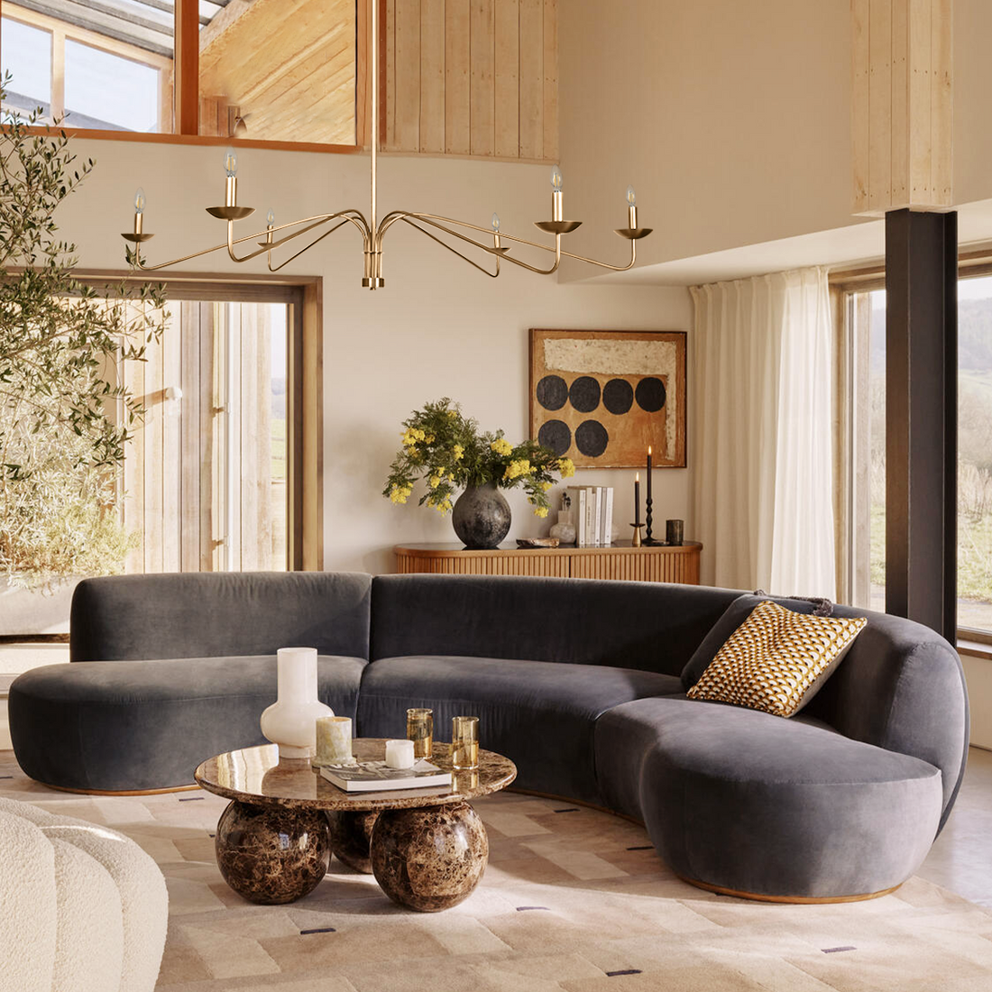 Philomena Chandelier 60“ 72”-Momo Lighting